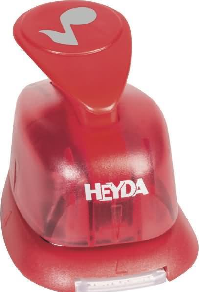 Produktbild Heyda Motivstanzer für Karton bis 220g/qm Note klein 15x15mm