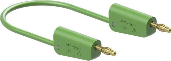 Produktbild Stäubli LK-4A-S10 Messleitung ( - ) 50 cm Grün 1 St.