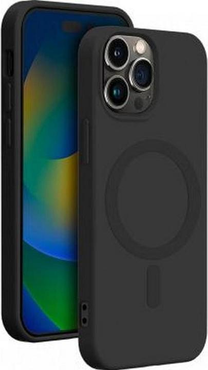 Actual product image Bigben Soft Case with MagSafe mobile cover for Apple iPhone 15 Pro black (Apple iPhone 15 Pro)