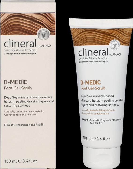 Immagine prodotto Ahava Gel scrub piedi CLINERAL (Crema piedi e gel piedi, 100 ml)