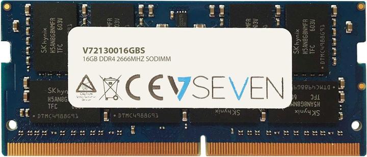 Immagine prodotto V7 V72130016GBS (1 x 16GB, 2666 MHz, DDR4-RAM, SO-DIMM)