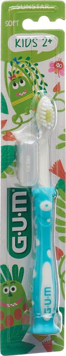 Actual product image GUM Kids toothbrush 2-6 years turquoise (Soft, 1 x)