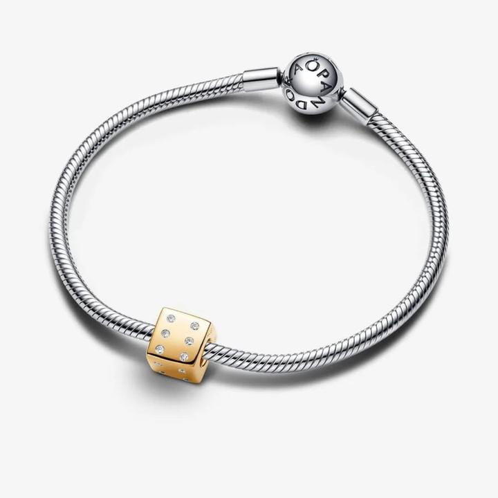 Immagine prodotto Pandora Cubo placcato oro (Dorato, Metallo)