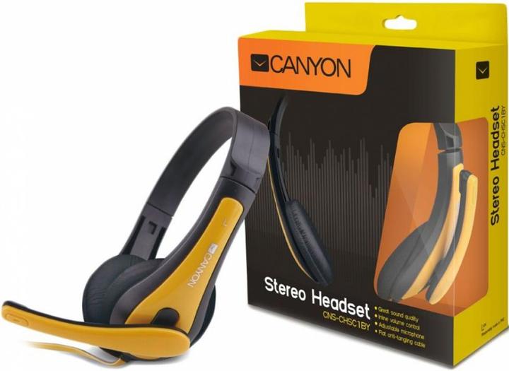 Immagine prodotto Canyon HSC-1 Cuffie ad archetto cablate per chiamate/musica Nero (Cablato)