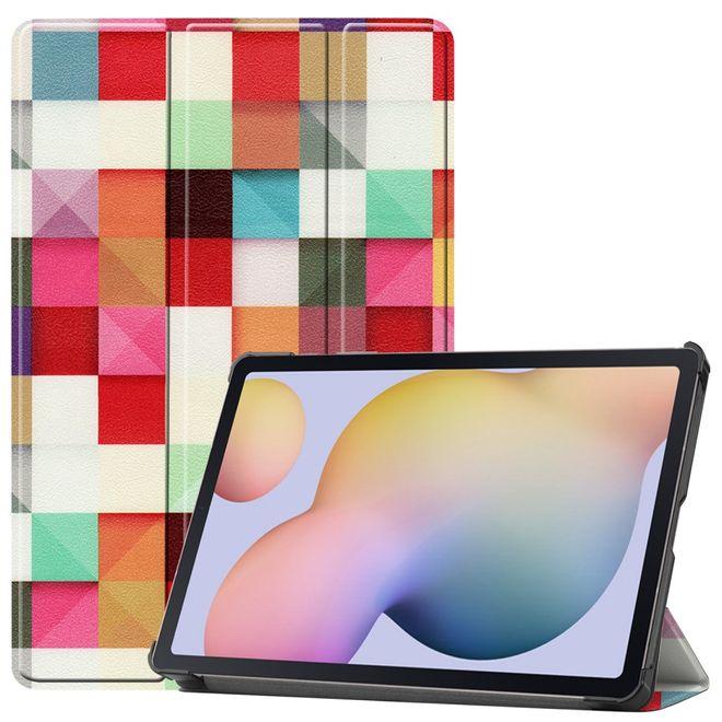 Actual product image MU Style Triple folding cover with pattern (Galaxy Tab S7)