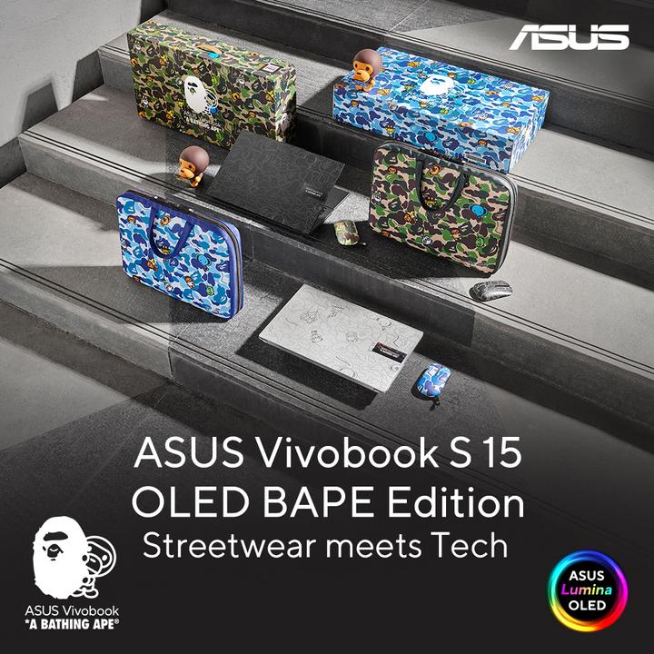 Actual product image ASUS Vivobook S 15 OLED BAPE Edition (15.60", Intel Core i5-13500H, 16 GB, 512 GB, CH)
