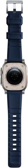 Image du produit Nomad Strap durci Atlantic Blue Connector Silver 42/44/45/49mm (45 mm, 44 mm, 42 mm, 49 mm, Pneus)