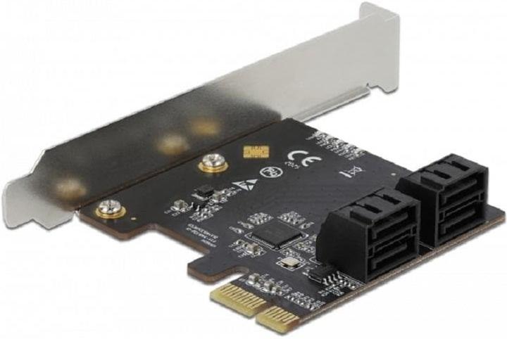 Actual product image Delock 90010 - PCIe x1> 4x SATA Low Profile - Serial ATA - SATA