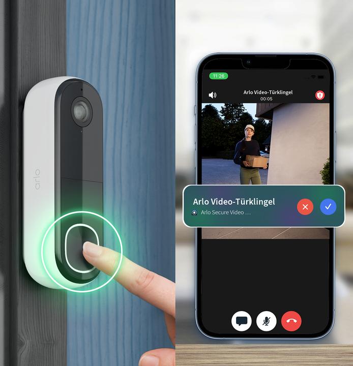 Produktbild Arlo PRO5 2K + Video doorbell 2K, PRO5 (2688 x 1520 Pixel)