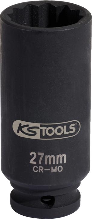Actual product image KS Tools Special drive shaft impact socket, 1/2", 27mm (27 mm)