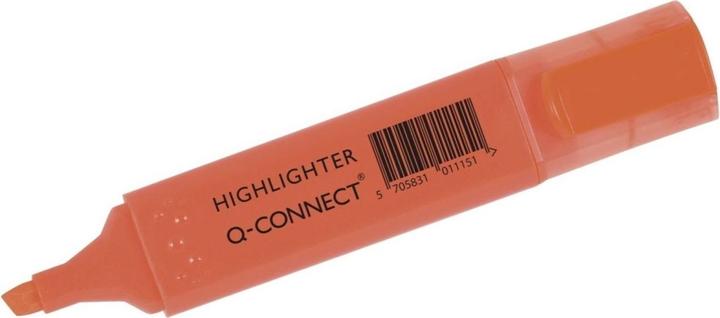 Q-Connect Textmarker Economy (Orange, 1 mm, 1 x)