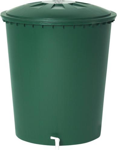 Graf Round rain barrel with lid and tap Basic Line 310 l (310 l)