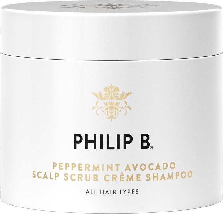 Actual product image Philip B. Peppermint Avocado Scalp Scrub (236 ml)