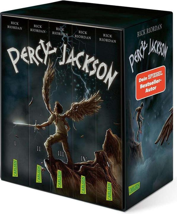 Immagine prodotto Percy Jackson: Percy-Jackson-Taschenbuchschuber (Tedesco, Rick Riordan., 2016)
