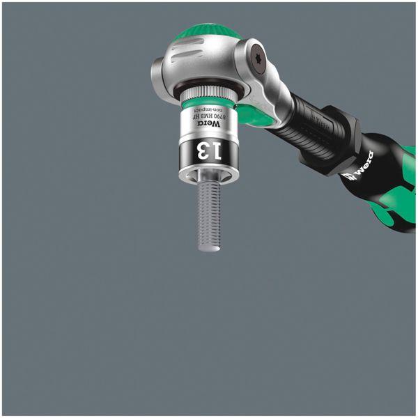 Actual product image Wera 8100 SB HF 1 Zyklop Metal Ratchet Set (19 mm)