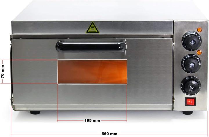 Produktbild Wiltec Pizza-Backofen (Pizzaofen Gastro)