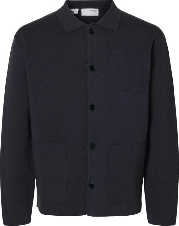 Immagine prodotto Selected Homme Slhmike Light Ls Knit Relaxed Polo Cardi (L)