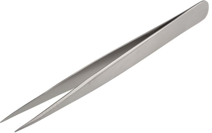 Bahco Hochpräzisionspinzette aus Edelstahl Typ 1 mit scharfen und feinen Spitzen, 125mm