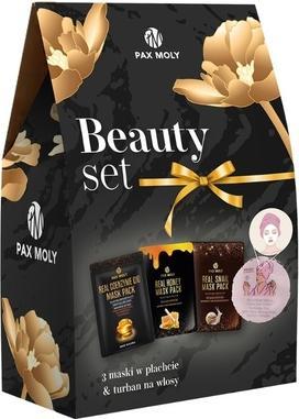Actual product image Pax Moly SET Real Coenzyme Q10 maska do twarzy + Real Honey maska do twarzy + Real Snail maska do tw