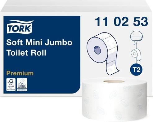 Actual product image Tork Premium Toilet Paper Mini Jumbo Roll (1 x)