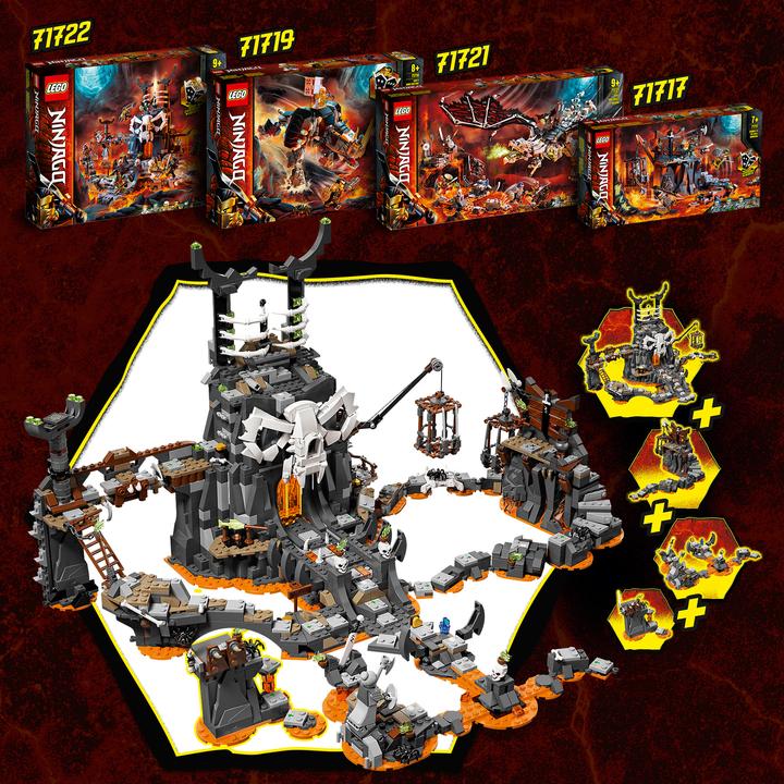 Produktbild LEGO Verlies des Totenkopfmagiers (71722, LEGO Ninjago)