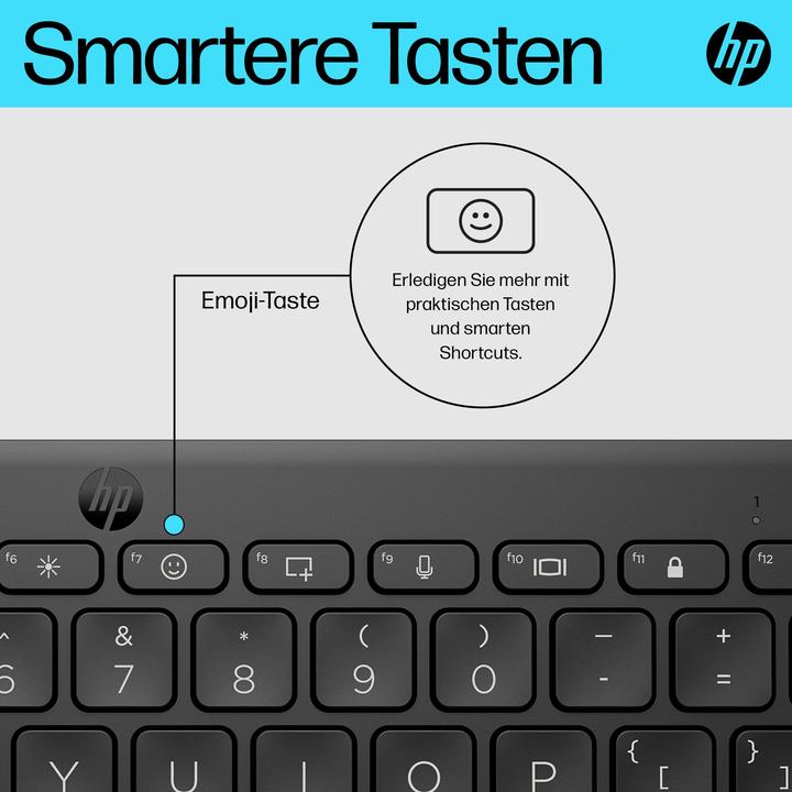 Produktbild HP 355 Compact Multi-Device Bluetooth Keyboard (DE, Kabellos)