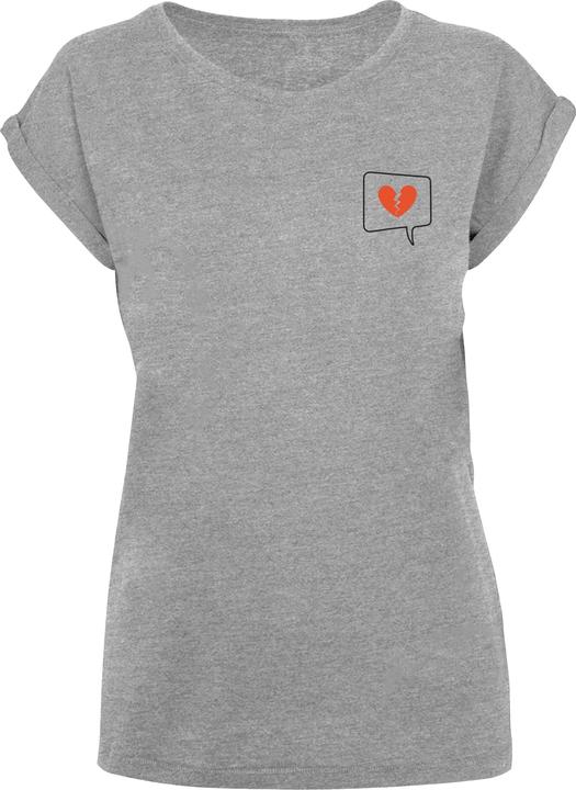 Merchcode Ladies Heartbreak Extended Shoulder Tee - 111575