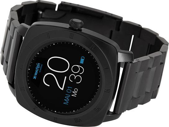 Immagine prodotto Xlyne Orologio intelligente NARA X-Watch nero cromato - acciaio scuro (46 mm)