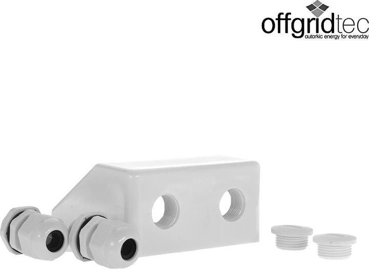 Image du produit Offgridtec Traversée de toit 2 fois Heavy blanc pour câbles de 3 à 12 mm de diamètre