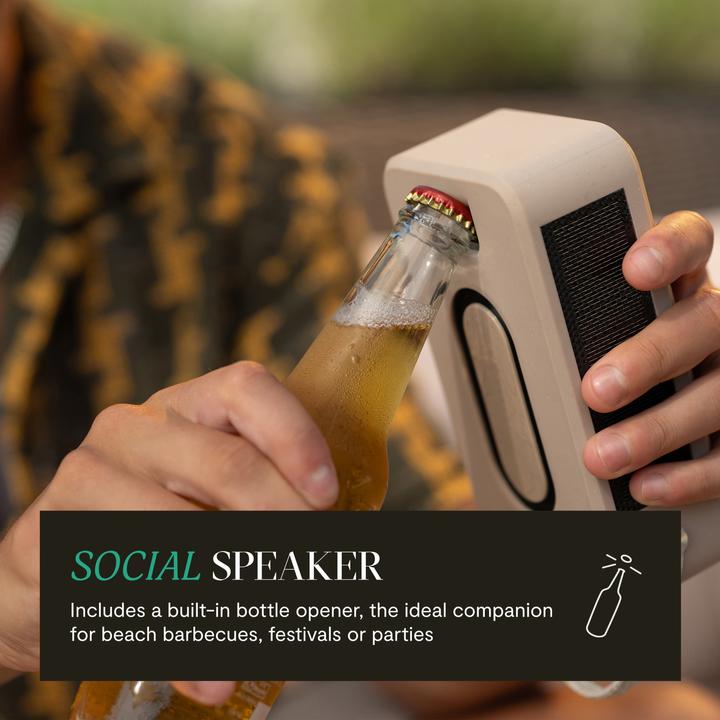 Actual product image House of Marley Roots Solar Bluetooth Speaker (14 h, Solar panel)