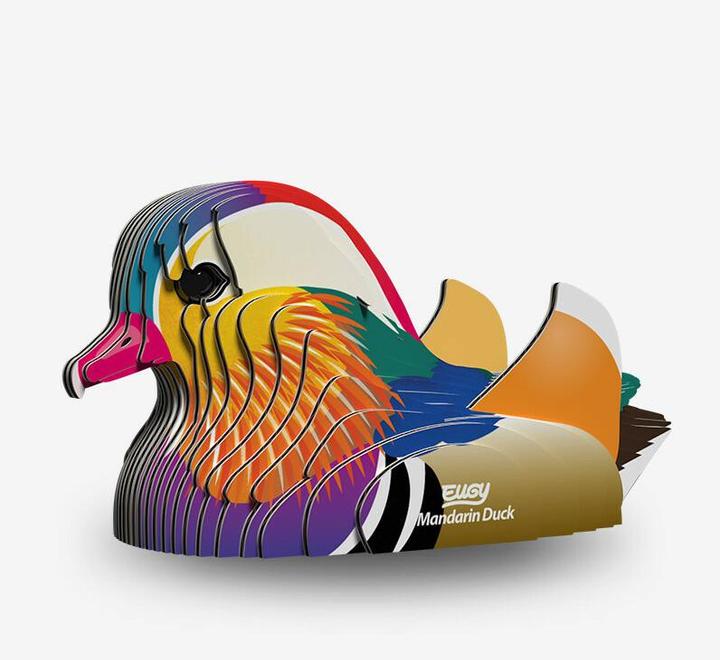 Actual product image Eugy 3D Mandarin duck craft set (MQ6)