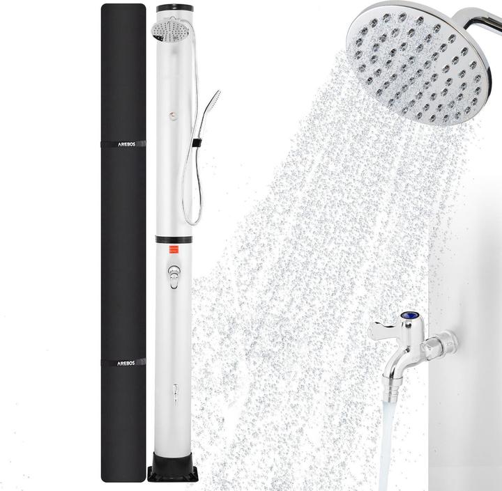 Actual product image Arebos Solar shower