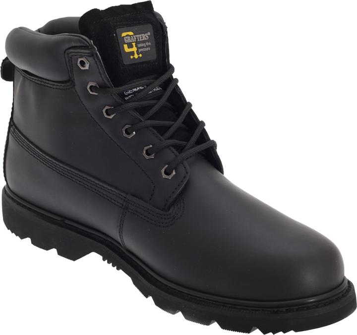 Grafters LederBoots Schnürstiefel