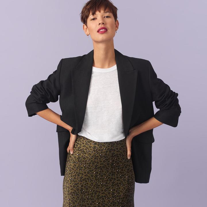 Produktbild La Redoute Collections T-Shirt aus Leinen mit Rundhalsausschnitt (M)