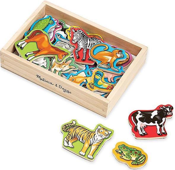 Image du produit Melissa & Doug 20 aimants pour animaux en bois (20 x)