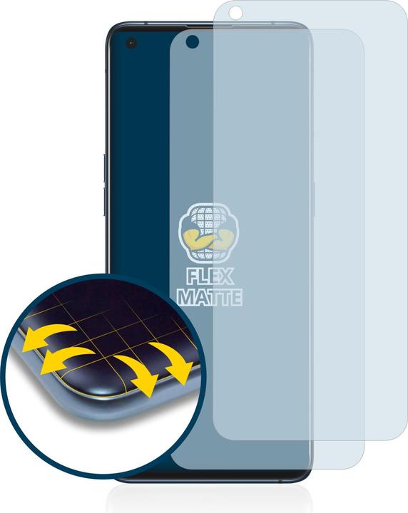 Actual product image BROTECT Full-Cover Protector Matte (2 Piece, Oppo Find X3 Pro)