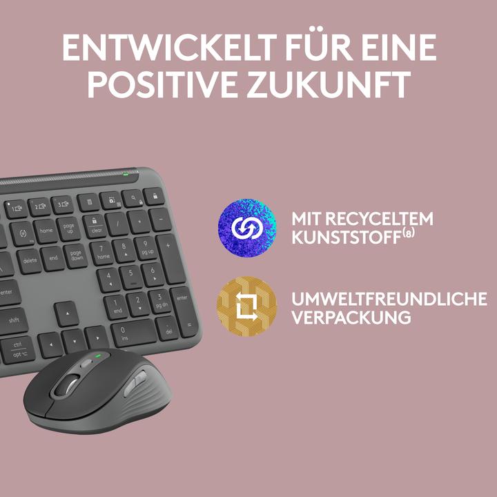Actual product image Logitech Signature Slim Combo MK950 (DE, Wireless)
