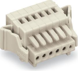 Wago Connecteur à ressort Gris clair 733-105/037-000 Contenu : 100 pcs (733-105/037-000)