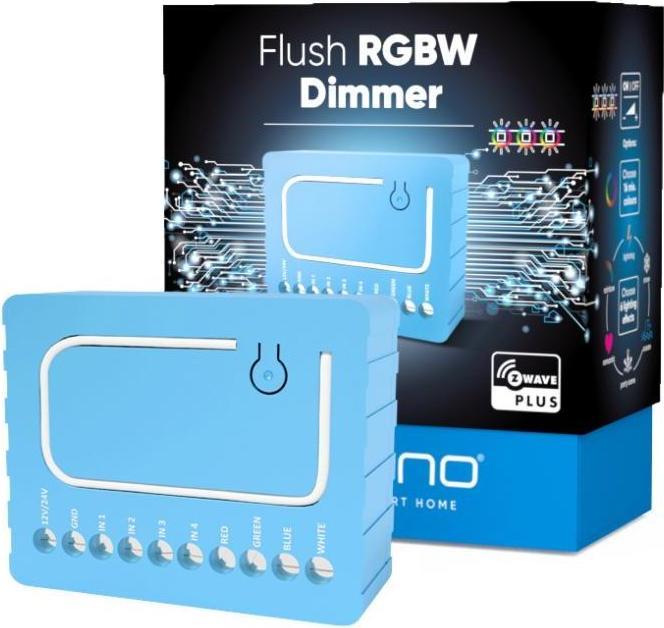 Actual product image Qubino RGBW Dimmer (Dimming actuator, Switch actuator)