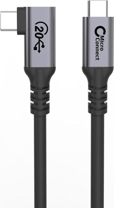 Actual product image MicroConnect Premium USB-C cable 4m (4 m, USB 3.2 Gen 2x2, 100 W)