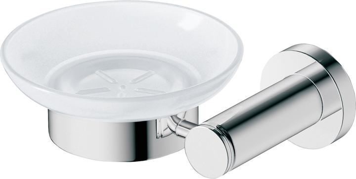 Produktbild Duravit Seifenhalter D-CODE mit Schale links chrom