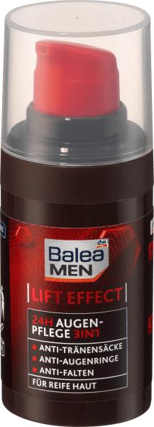 Image du produit dm Balea MEN Crème pour les yeux Lift Effect 24h Soin des yeux 3en1 (15 ml, Jour + nuit)