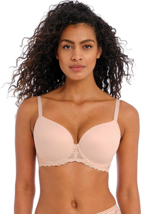 Actual product image underwired t-shirt balconnet molded bra for offbeat (75 F)