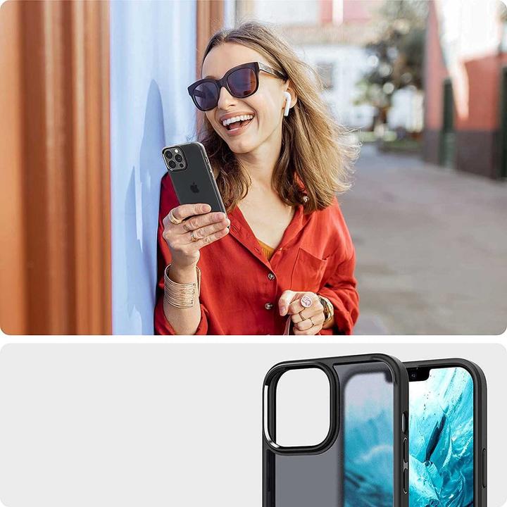 Productafbeelding Spigen ULTRA HYBRID IPHONE 13 PRO MAX MATTE FROST Zwart (Apple iPhone 13 Pro Max)