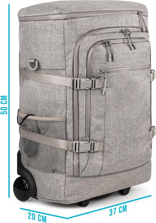 Produktbild Normani Reisetrolley mit Rucksackfunktion (37 l, Handgepäck (bis 50l))