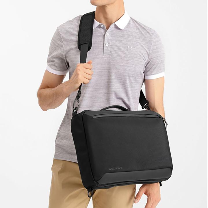 Actual product image Wozinsky Bags and briefcases Premium 15.6" Laptop Backpack/Bag with Strap - Black