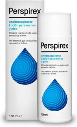 Actual product image Perspirex Antiperspirant hands foot lotion 100ml (100 ml)