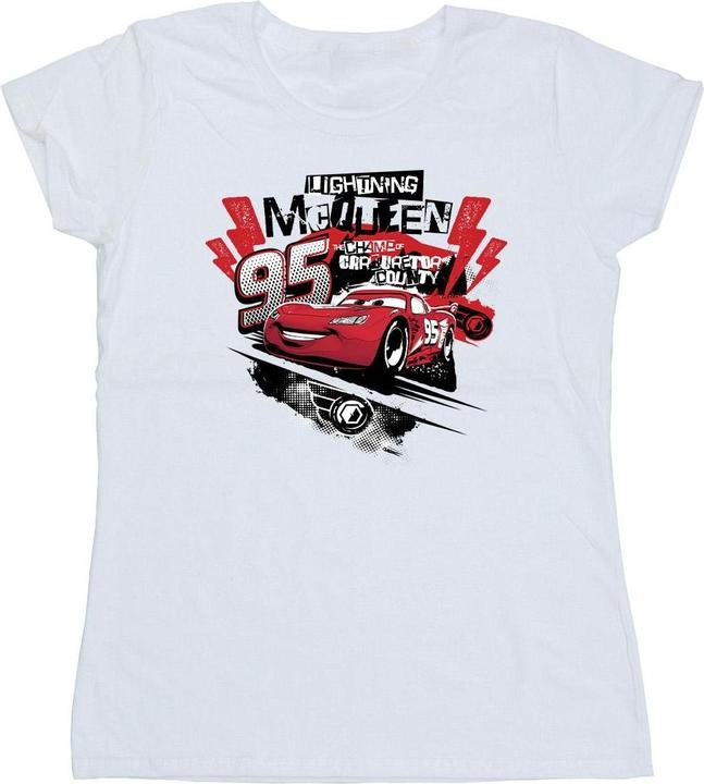 Disney Cars Lightning McQueen Collage TShirt (XL)