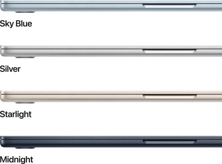 Actual product image Apple MacBook Air – 2025 (15.30", M4, 24 GB, 512 GB, DE)