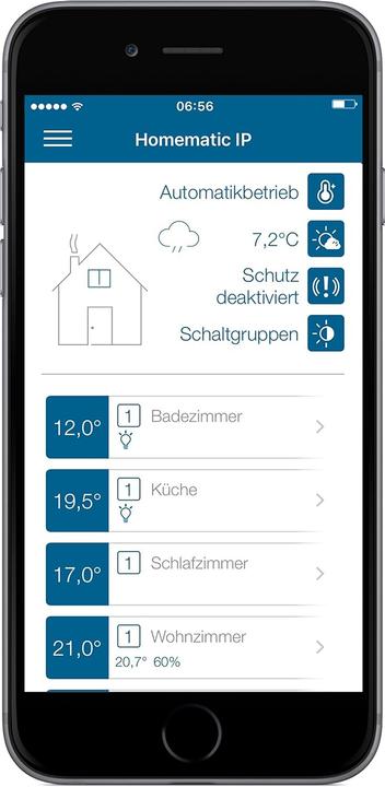 Produktbild EQ-3 Wandtaster 2-fach (Schaltaktor)